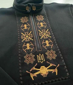 Капюшонки и спортивные кофты с полной запечаткой: Вишиванка Армія Дронів